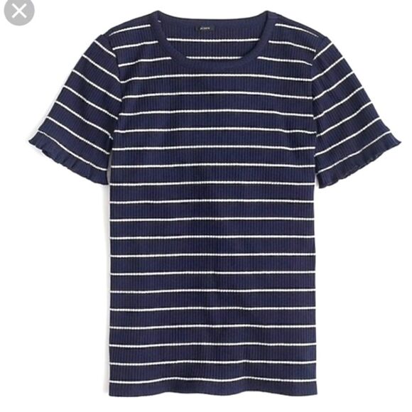 J CREW  Striped T Shirt - Picture 1 of 10